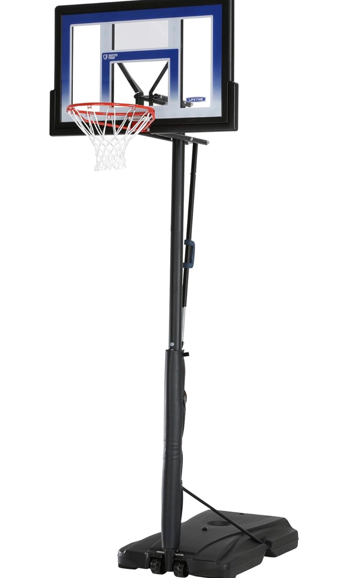 Lifetime 51550 Courtside Portable Basketball Hoop, 48-Inch Backboard