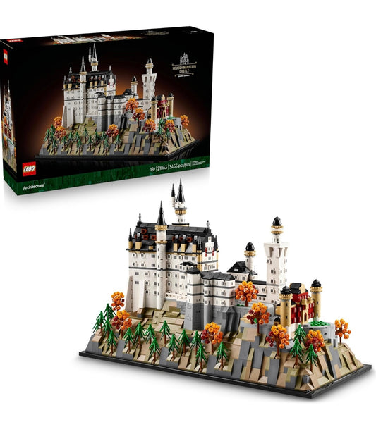LEGO Architecture Neuschwanstein Castle Building Set Building Blocks, Ages 18+
Collectible Bavarian Castle Model Kit