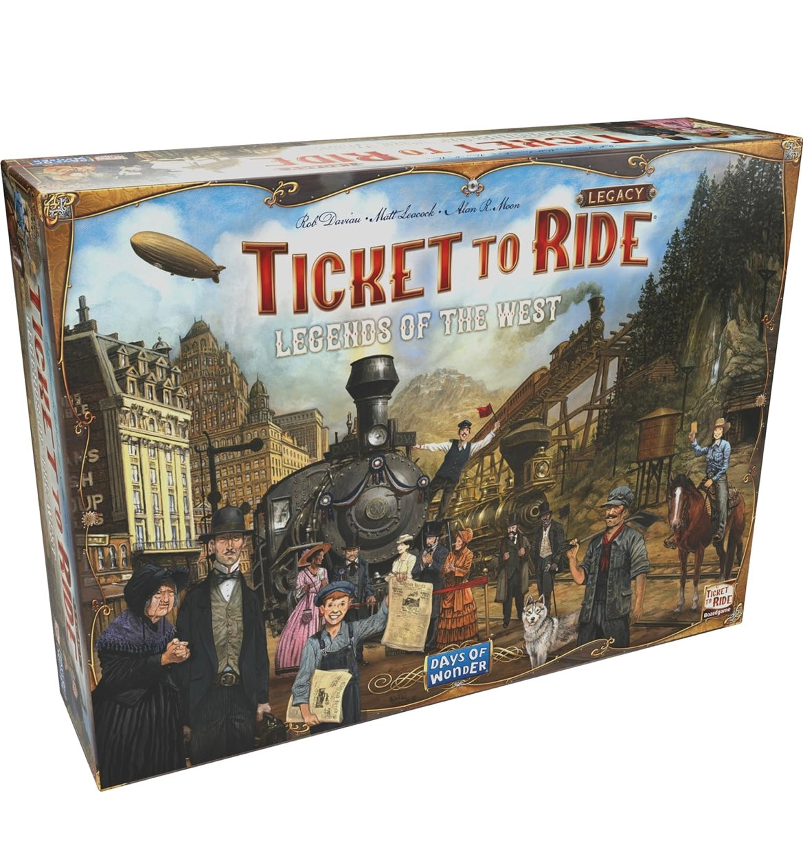 Ticket to Ride Legacy: Legends of The West Board Game - The Ultimate Train Adventure! Strategy Game, Family Game for Kids & Adults, Ages 10+, 2-5 Players