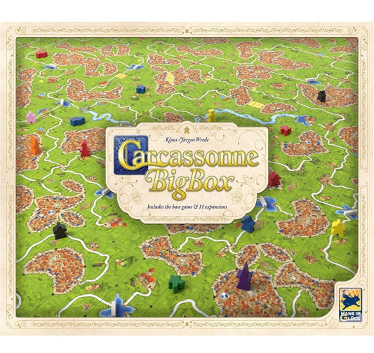 Carcassonne Board Game Big Box Complete Base Game and 11 Expansions