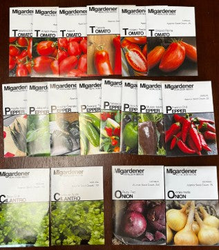 ACE+ Horticultural Studies - Gardening Curriculum - MIGardener 18 seed pack Bundle salsa